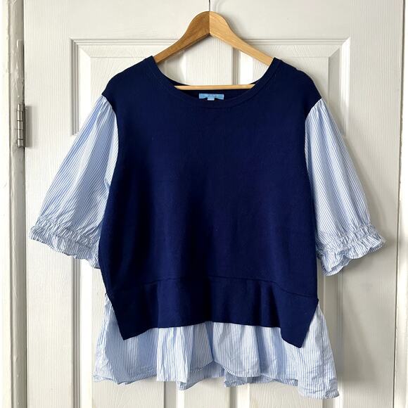 Draper James RSVP Sweater Blouse Sz XXL - Picture 1 of 4